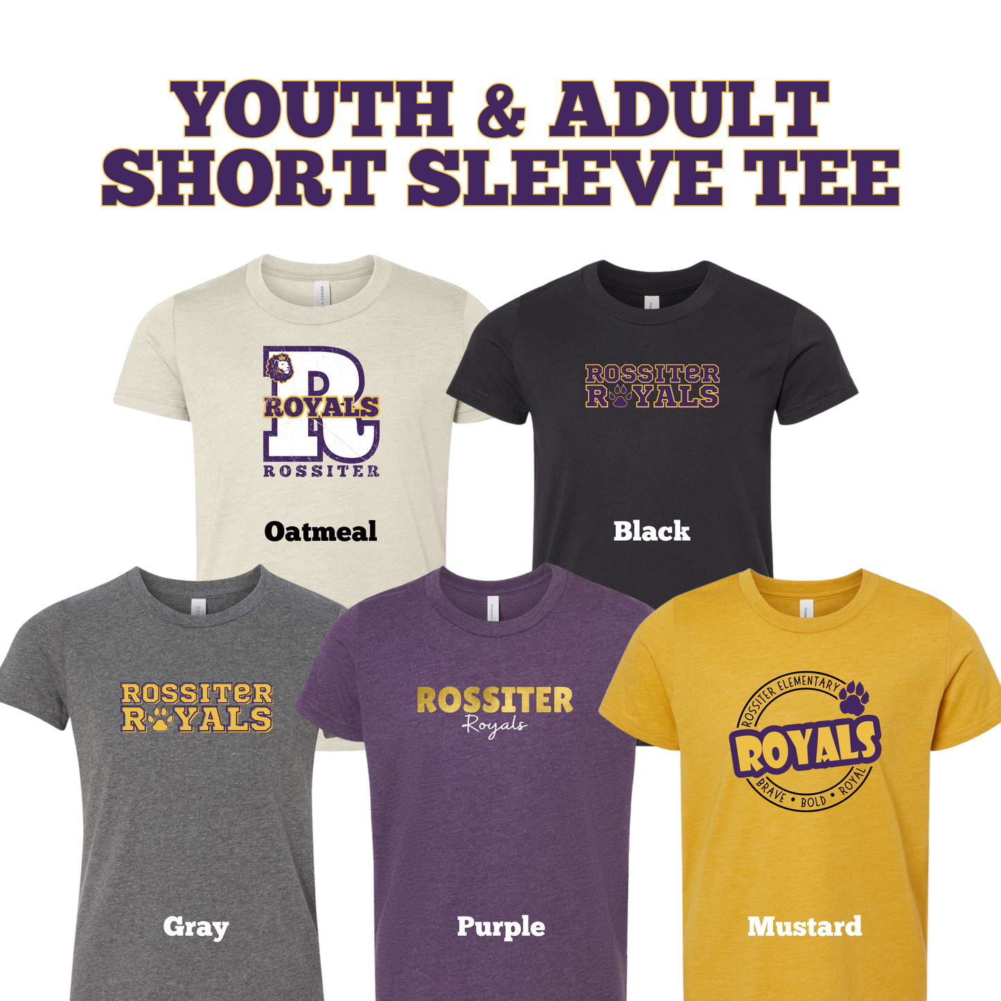 Rossiter Youth & Adult Triblend Tee