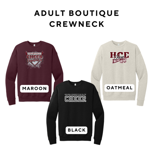HCE Adult Boutique Crewneck Sweatshirt