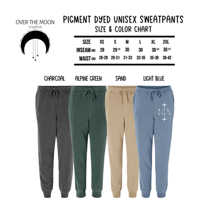 Kaz Pigment Dyed Unisex Sweatpants