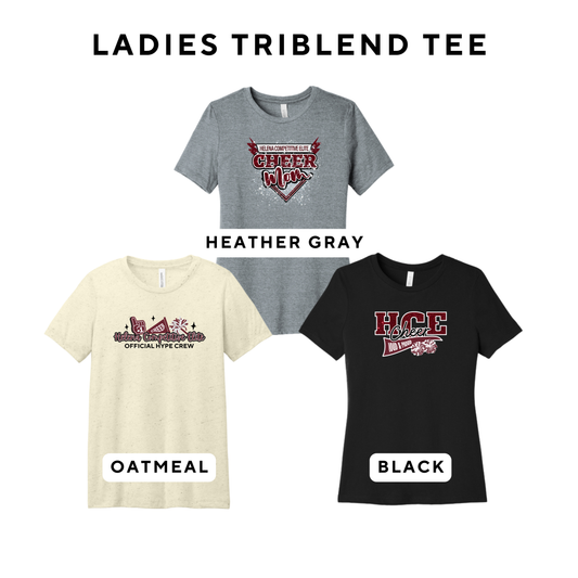 HCE Ladies Triblend Tee